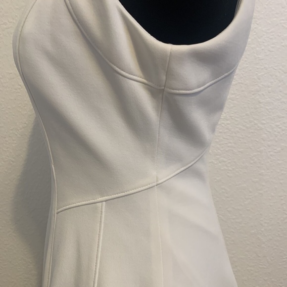 White House Black Market Cream White Princess Rockabilly Dress Women's Size 2 - Picture 7 of 14